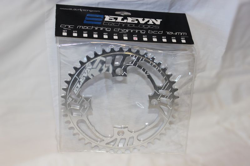 Elevn 4 Bolt Chainring Silver