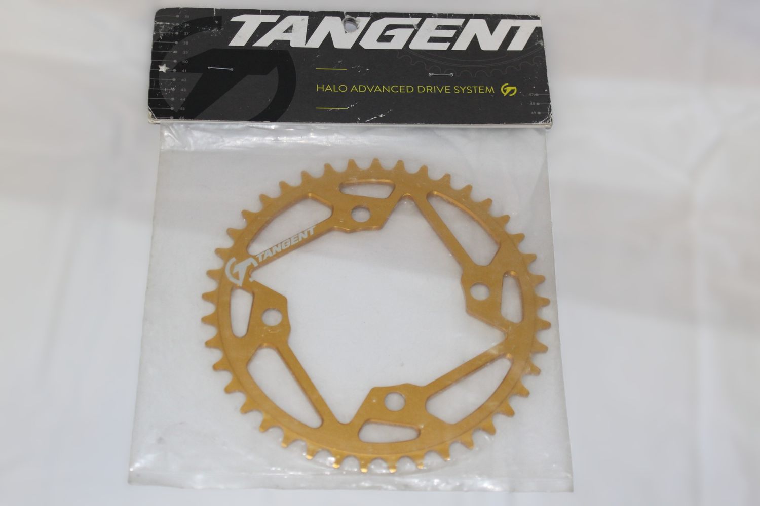 Tangent 4 Bolt Chainring Gold