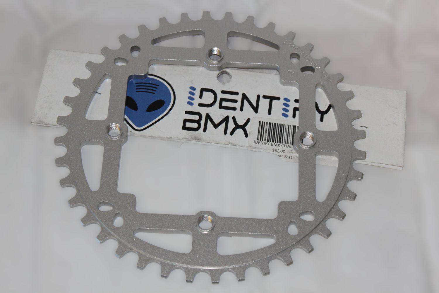 Identify 4 Bolt Chainring Silver