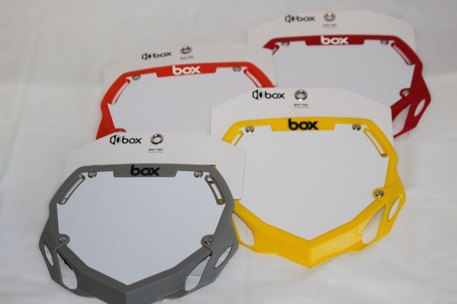 Box Two Large Number Plate - Matte