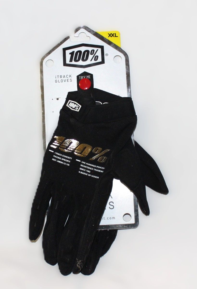 100% iTrack Mens XXL Gloves