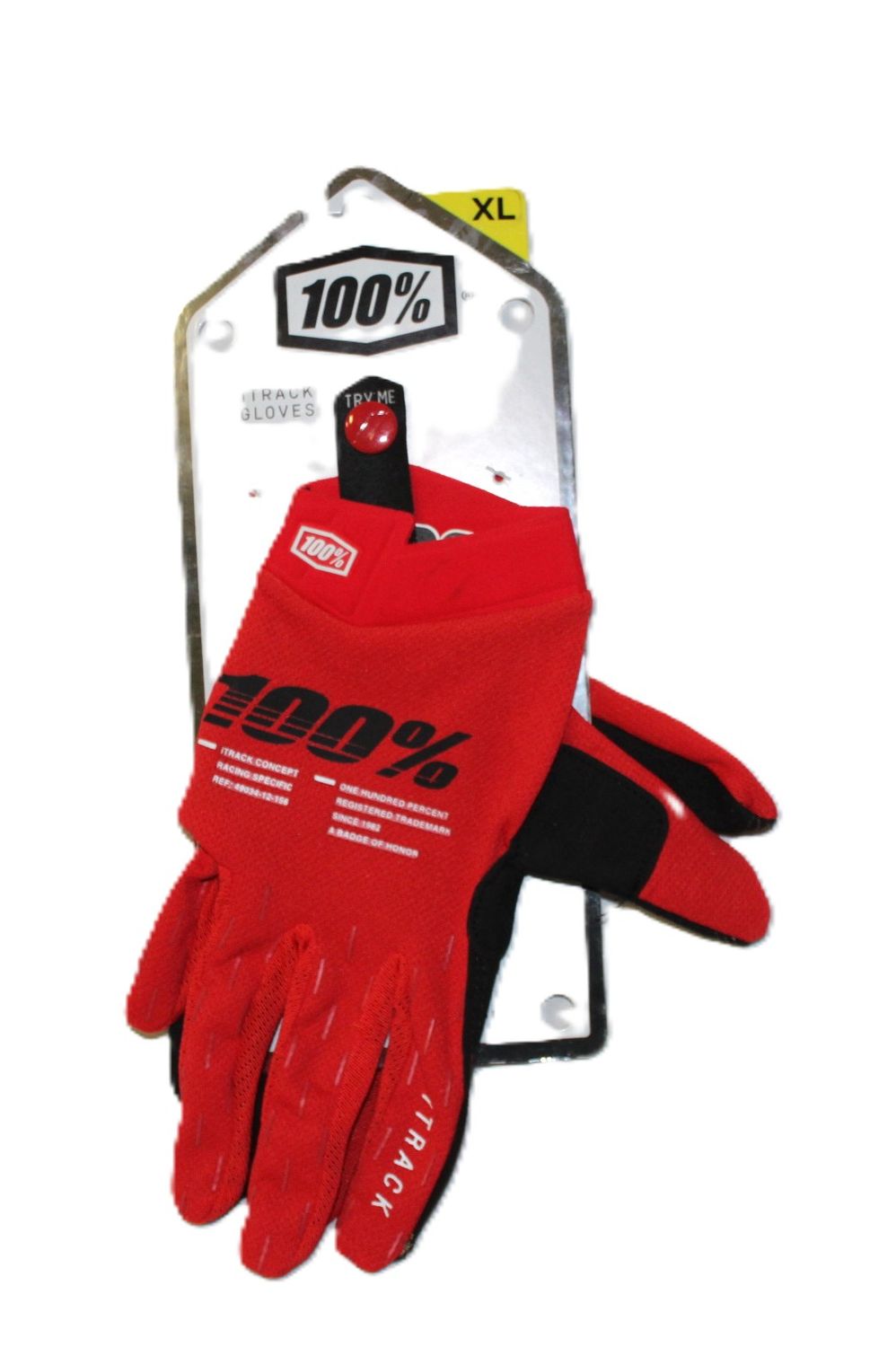 100% iTrack Mens Extra Large Gloves