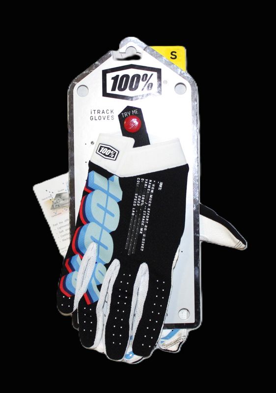 100% iTrack Mens Small Gloves