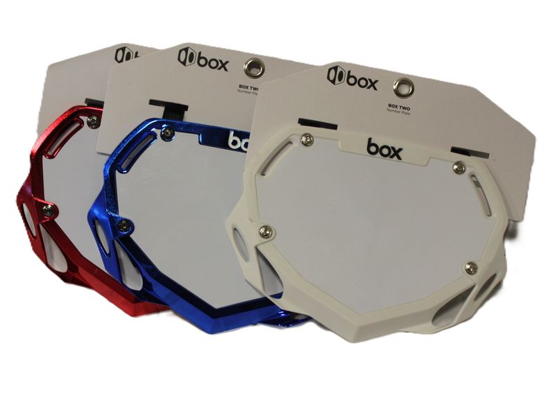 Box Two Small Number Plate