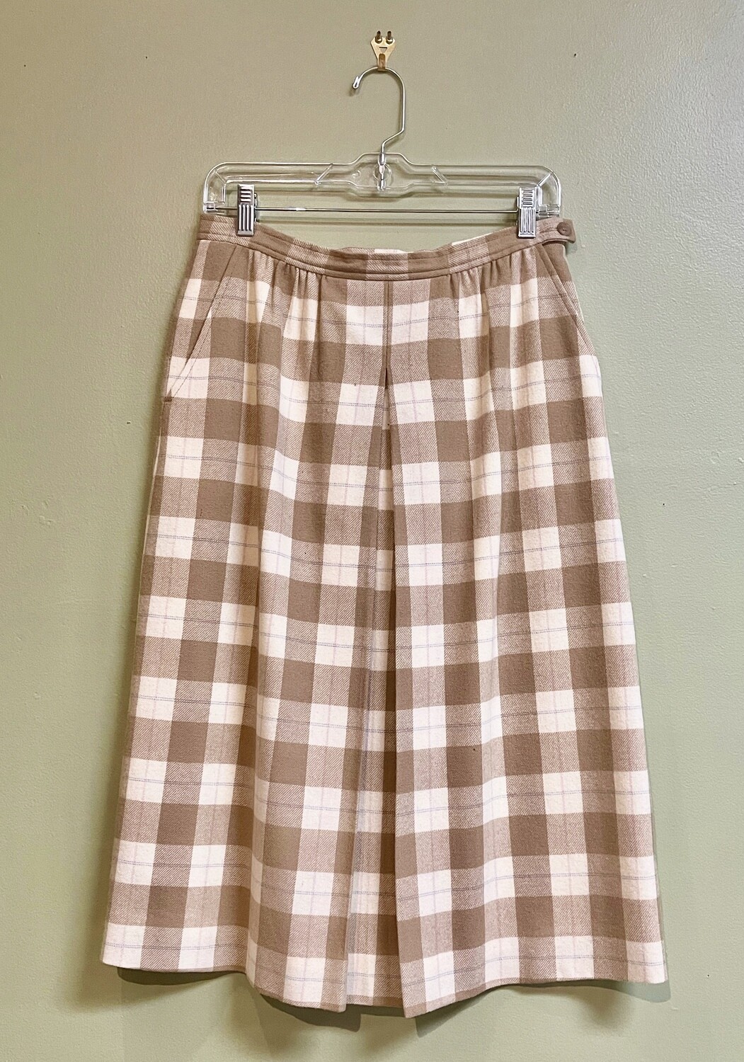 Taupe Pendleton Skirt, Size 14 