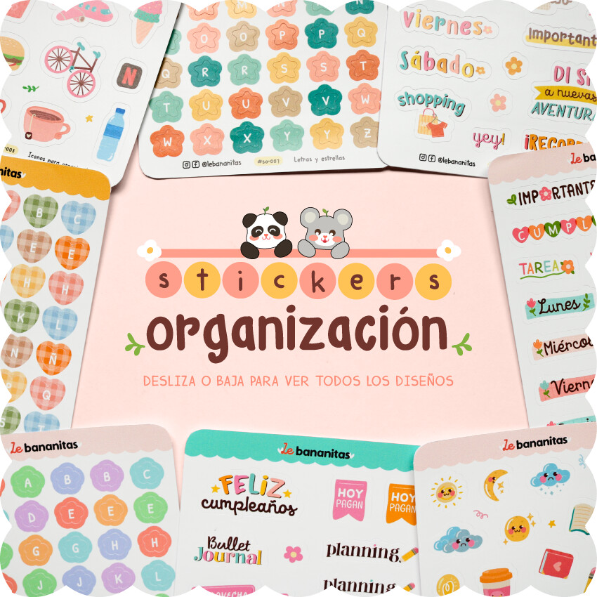 Stickers de organización