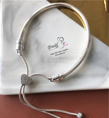 Pandora Heart Slide Lock Bracelet