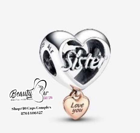 Pandora Sister Heart Charm