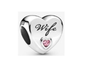 Pandora Wife Silver Heart Charm