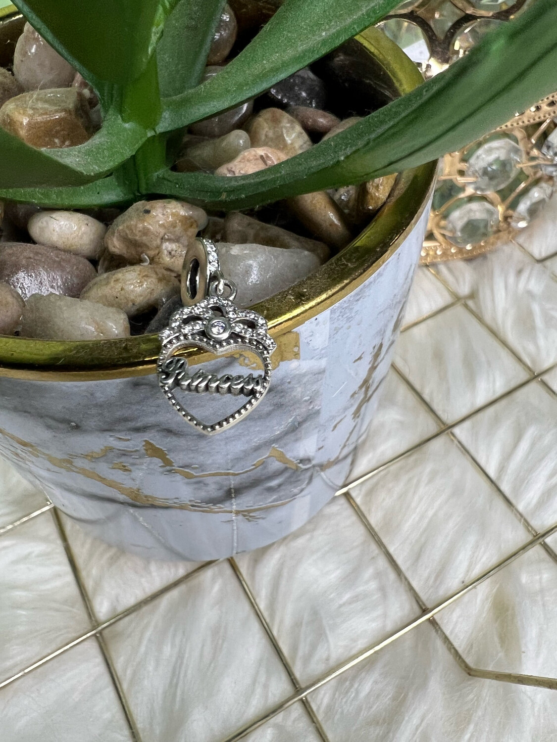 Pandora Silver Princess Charm