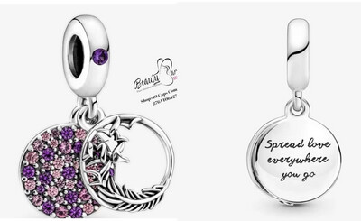 Pandora Spread Love Everywhere You Go Charm