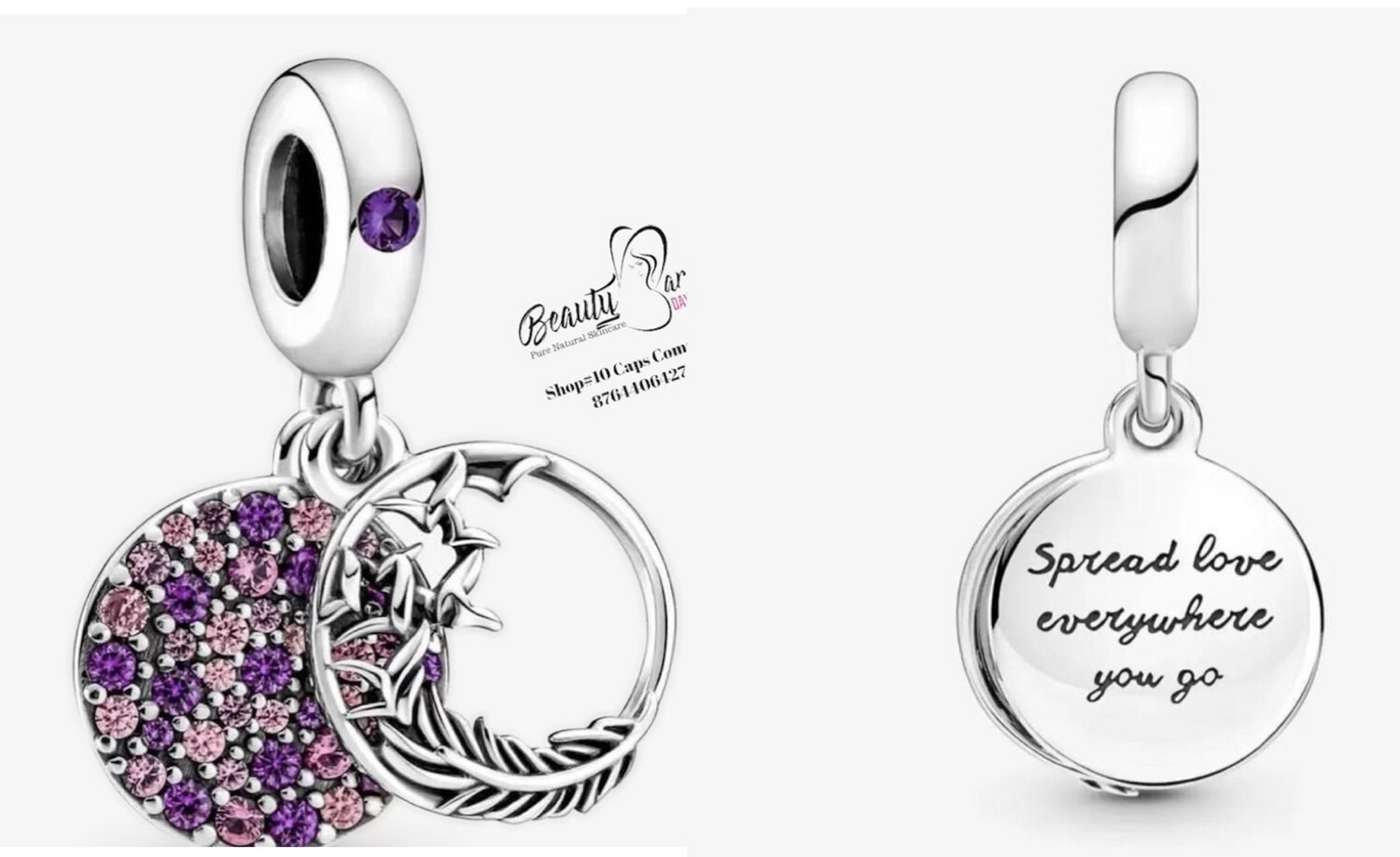 Pandora Spread Love Everywhere You Go Charm