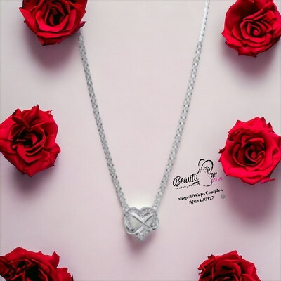 Pandora Heart Infinity Silver Necklace