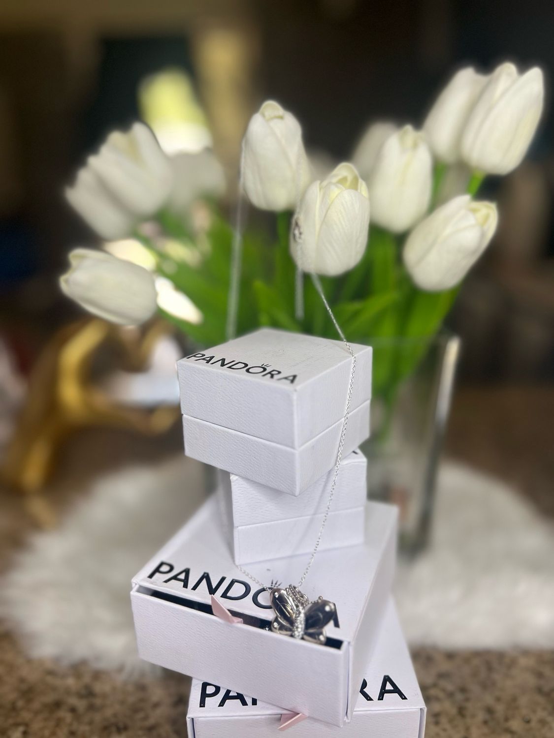 Pandora Silver Butterfly Chain