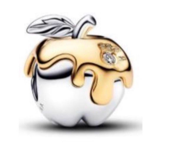 Pandora Gold And Silver Apple Charm