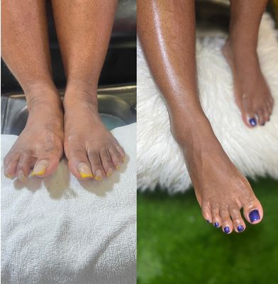 Dry Pedicure Regular Polish