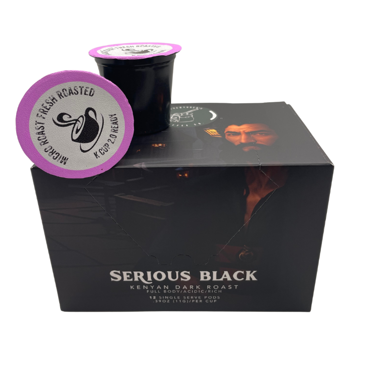 Serious Black Dark Roast K-Cups (12 Count)