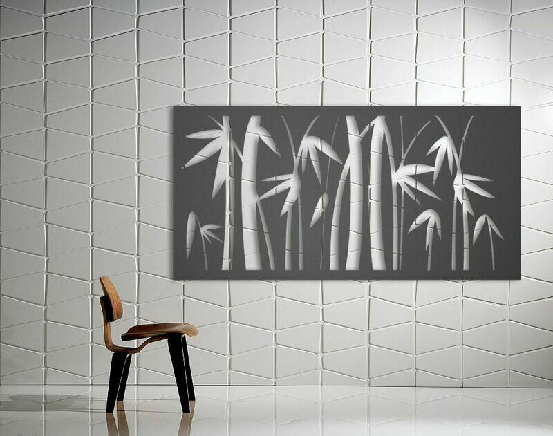 Bamboo, Material: 3MM ALUMINIUM, Size: 1200X600MM