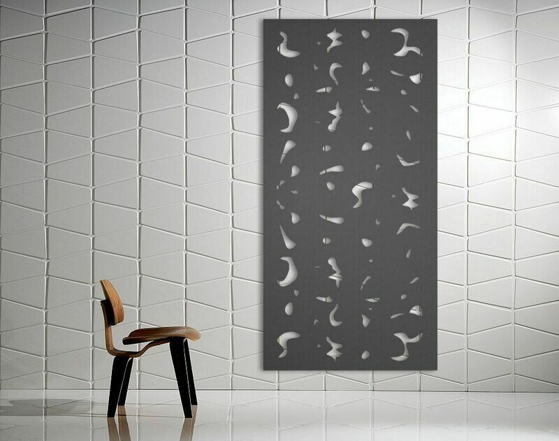 "Chips" Design Laser Cut Decorative Metal Screen