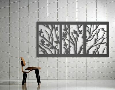 "Window" Design Laser Cut Decorative Metal Screen