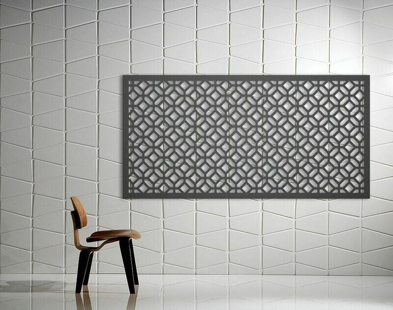 "Diamonds" Design Laser Cut Decorative Metal Screen