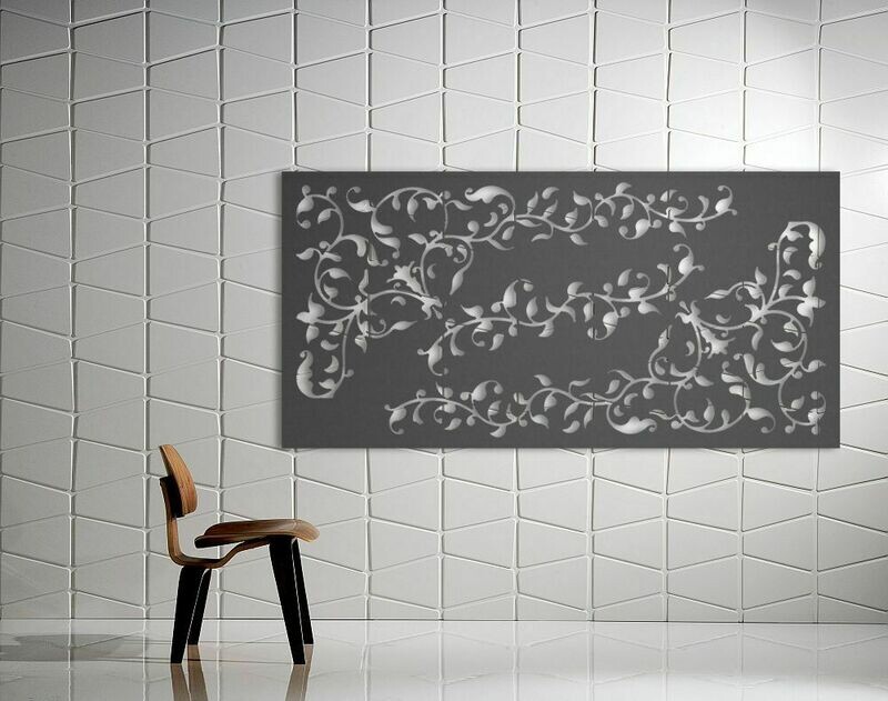 Vine Blossom Design Laser Cut Decorative Metal Screen