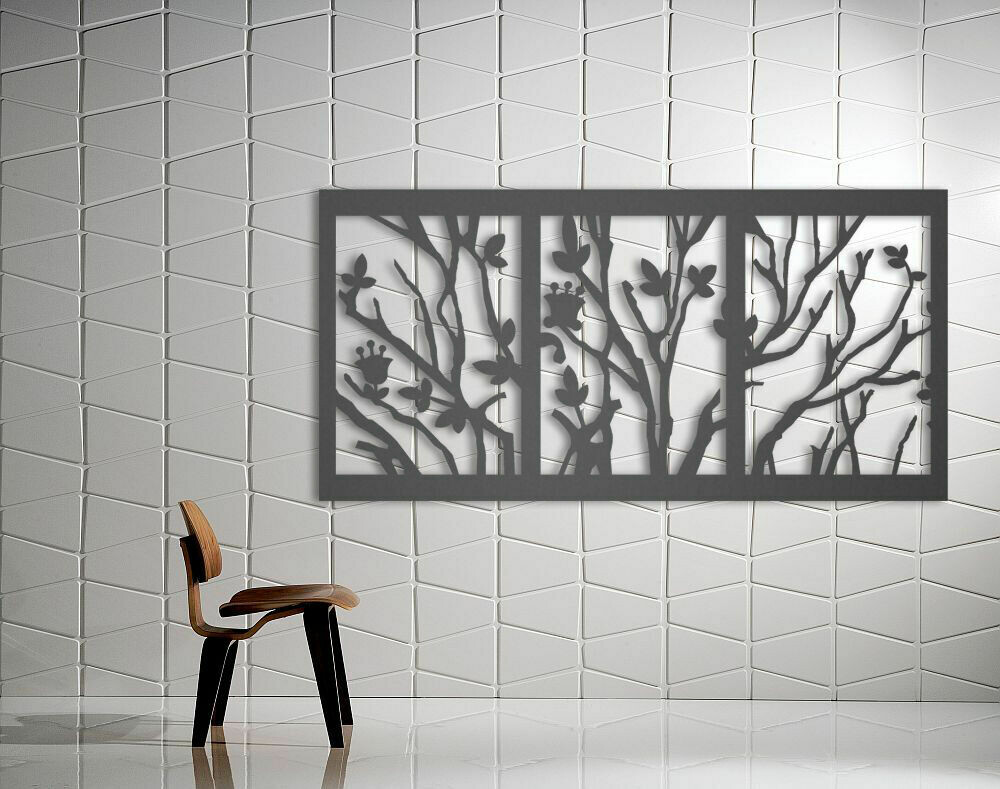"Window" Design Laser Cut Decorative Metal Screen, Material: 3MM ALUMINIUM, Size: 1200X600MM