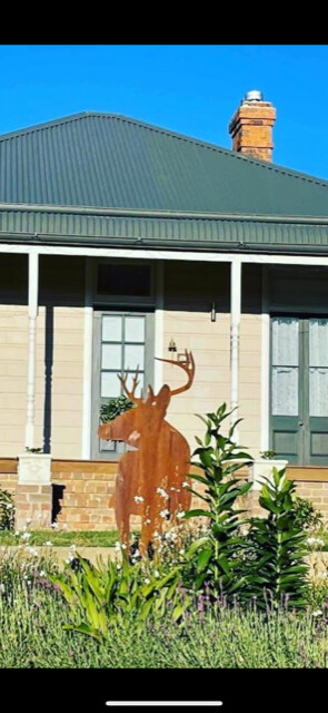 Reindeer/Stag Designs Garden Silhouette Sculptures - Corten Steel Metal Garden Art