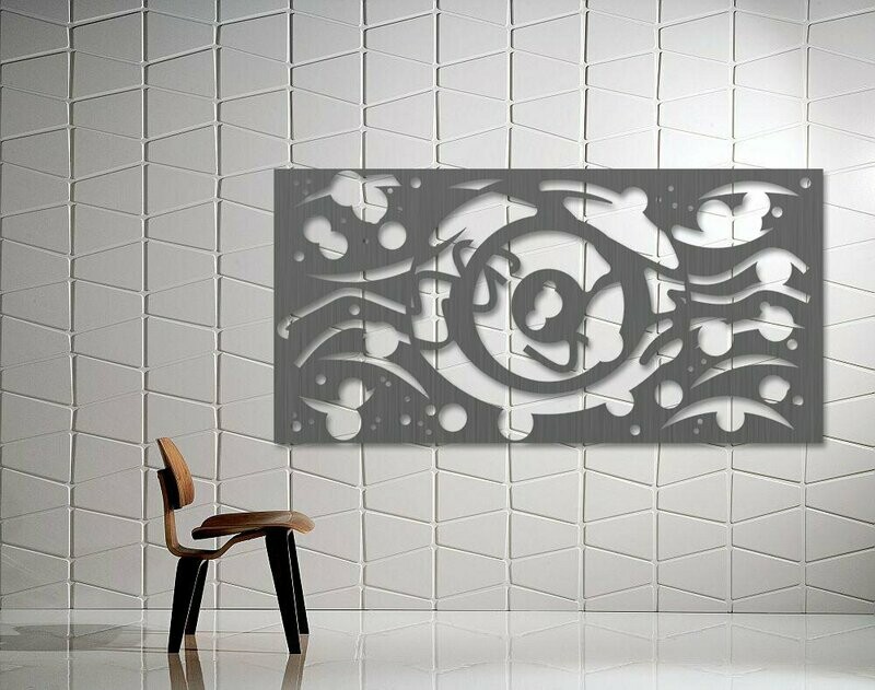 Ocean Design Laser Cut Decorative Metal Screen