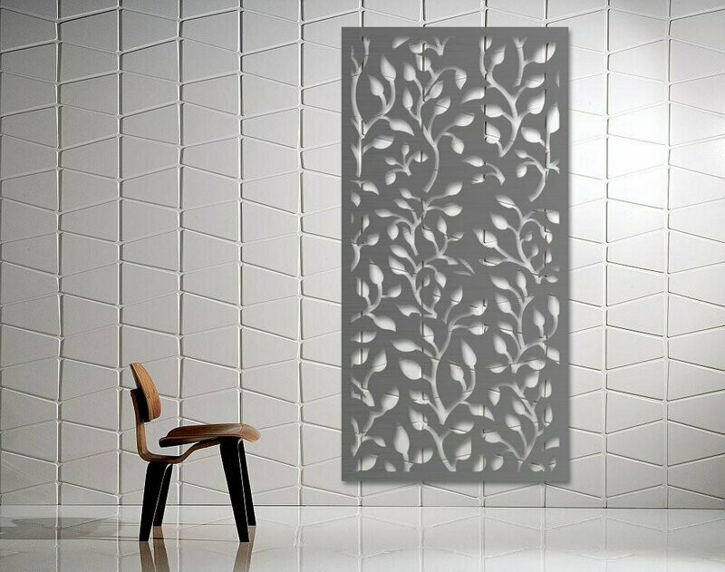 Vines Design Laser Cut Decorative Metal Screen