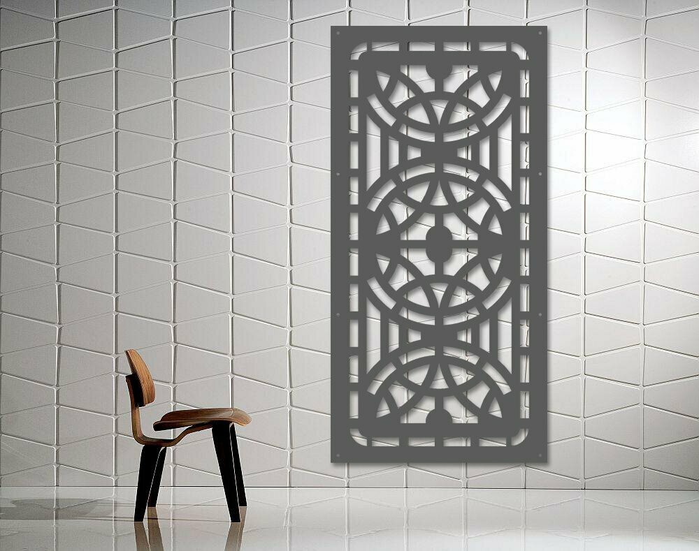 Traditional Design Laser Cut Decorative Metal Screen, Material: 3MM ALUMINIUM, Size: 1200X600MM
