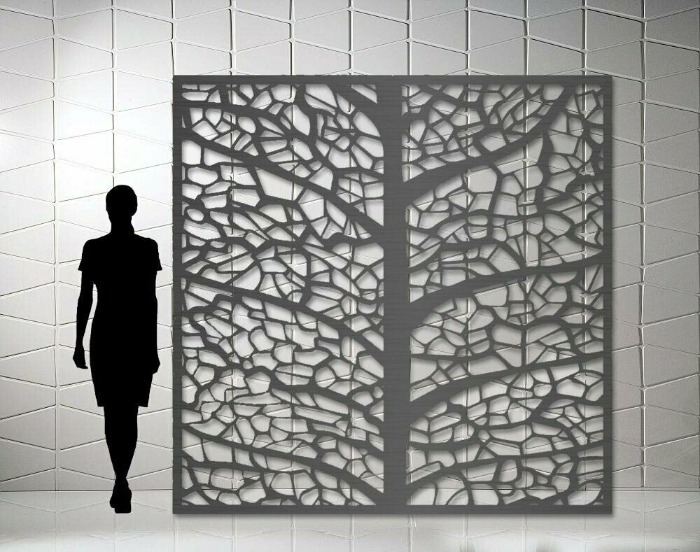 Skeleton Leaf, Material: 3MM ALUMINIUM, Size: 1200X600MM