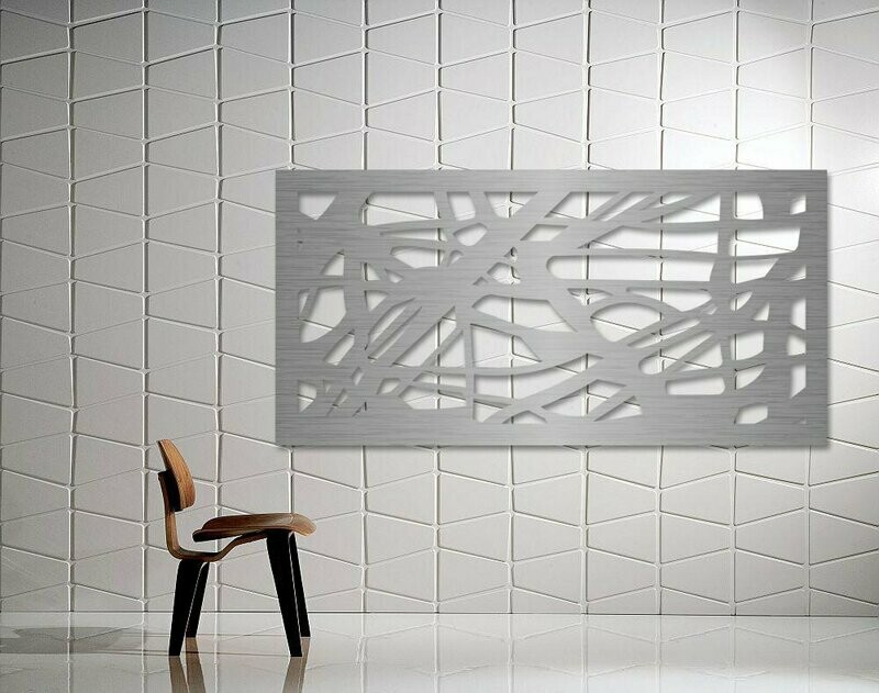 "Spooked" Design Laser Cut Decorative Metal Screen