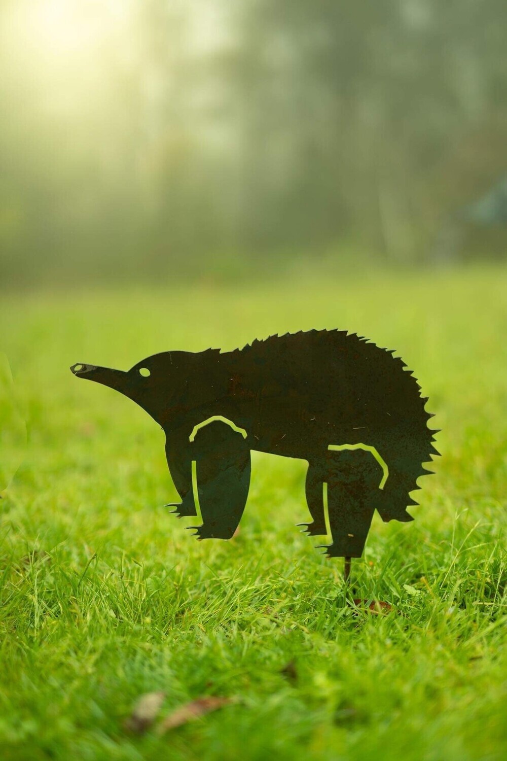 Echidna Design Garden Silhouette  Sculpture - Corten Steel Metal Garden Art