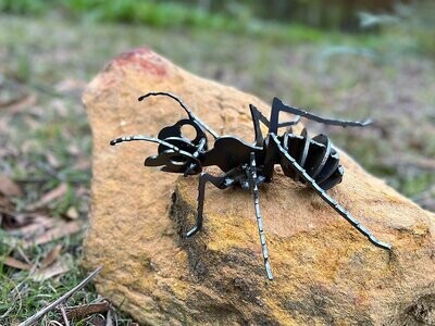 Mini Ant Metal Garden Sculpture - Corten Steel Garden Art & Ornaments