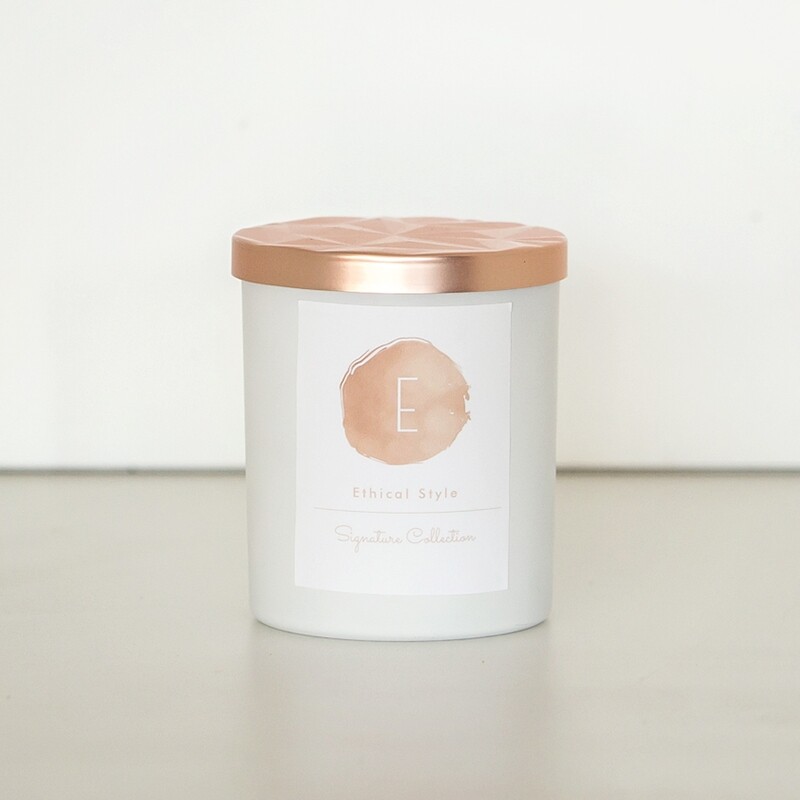 Large Matt White Candle