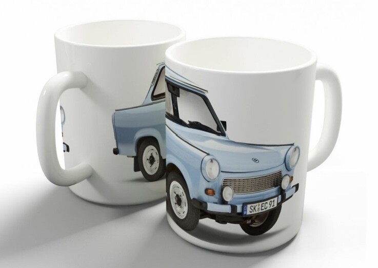 Blue Trabant 601 Coffee Mug