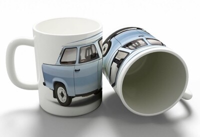 Blue Trabant 601 Coffee Mug