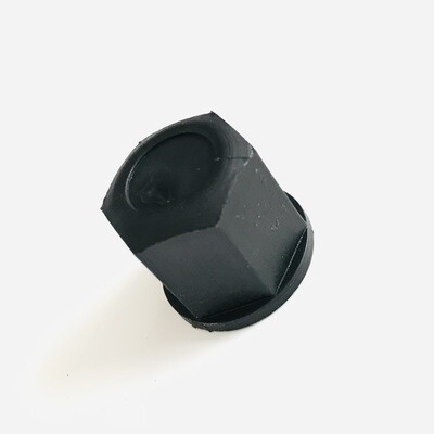 Black Plastic Wheel Nut Cover