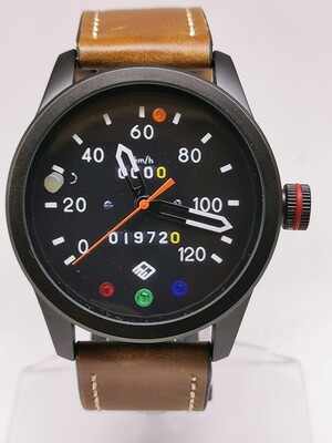 Brown Leather Strap Trabant 601 Time Piece