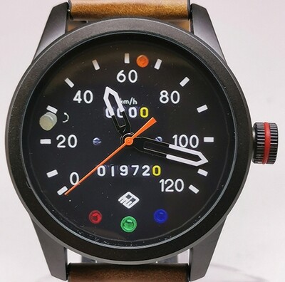 Brown Leather Strap Trabant 601 Time Piece
