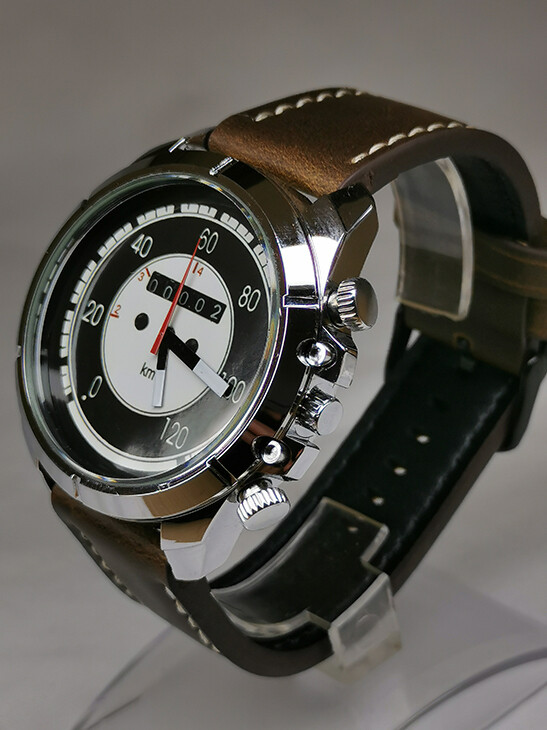 Brown Leather Strap Jawa Time Piece
