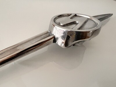 Trabant P50, P60/600 Polished Aluminium Grill Emblem