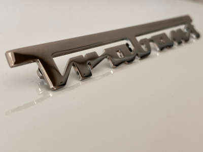Trabant Polished Aluminium Emblem