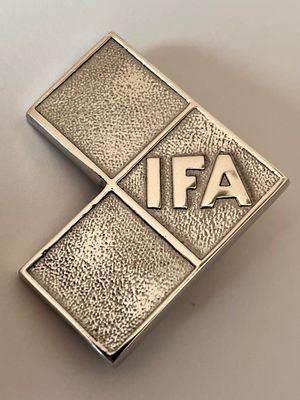 Polished Aluminium Barkas Emblem