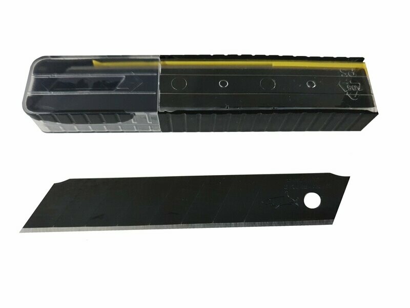 Black Spezial Carbonstahl 10 Stück Klingen 18mm für Cutter Teppichmesser Black Spezial Carbonstahl 10 Stück Klingen 18mm für Cutter Teppichmesser