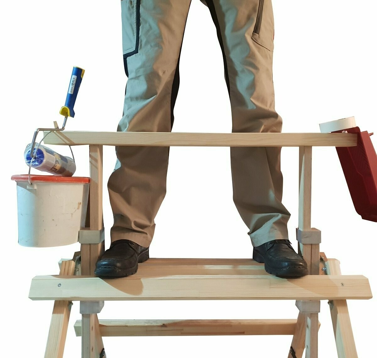 Handwerkerbock höhenverstellbarer EU Schutzrecht Workboy® Gerüst Gerüstbock Bock