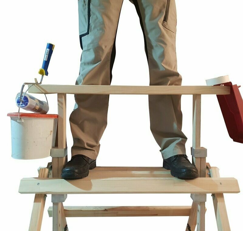 Handwerkerbock höhenverstellbarer EU Schutzrecht Workboy® Gerüst Gerüstbock Bock Handwerkerbock höhenverstellbarer EU Schutzrecht Workboy® Gerüst Gerüstbock Bock