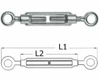 Spannschloß vz. DIN 1480, M22, Öse-Öse Spannschloß vz. DIN 1480, M22, Öse-Öse
