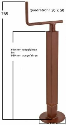 Stützfuß 750 kg
